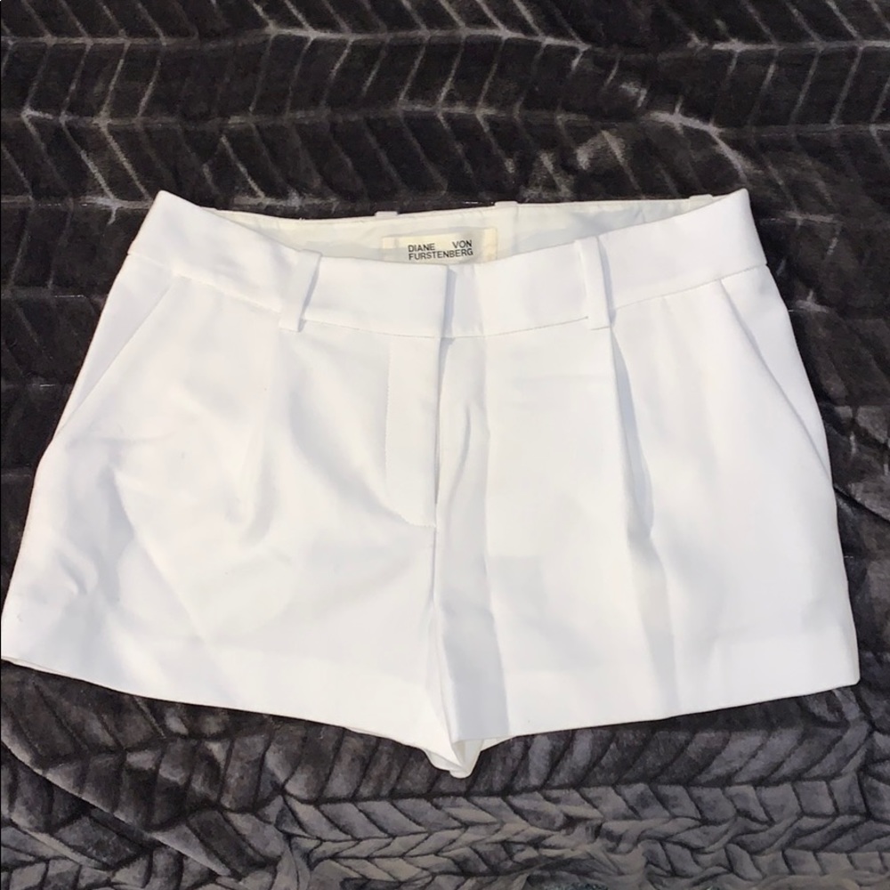 DVF white shorts. Size 4